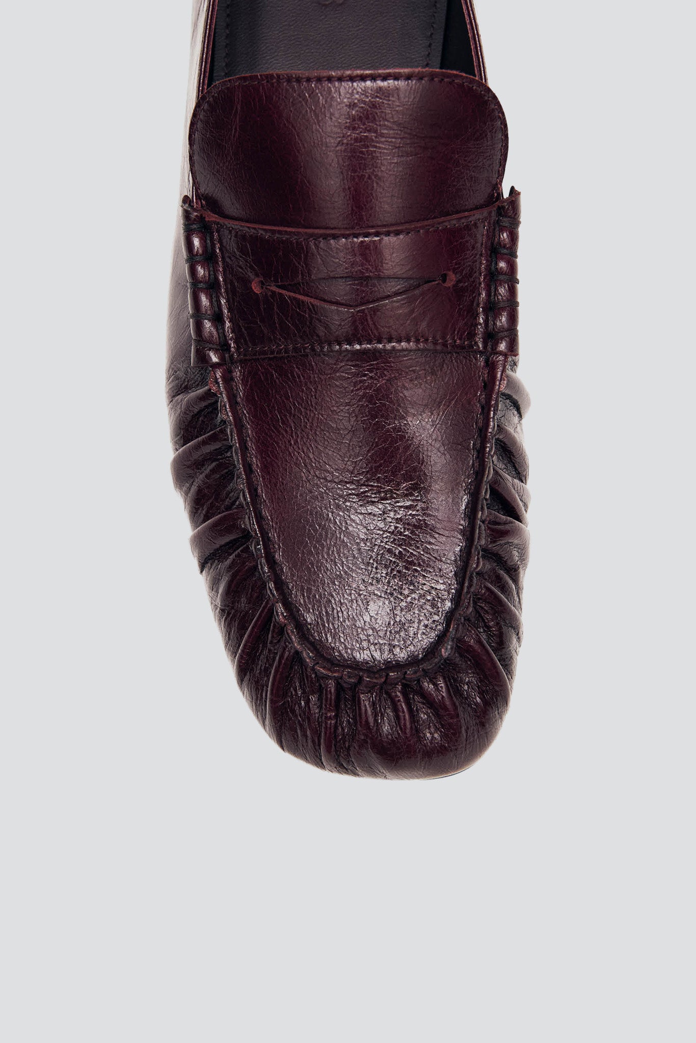 Rift Burgundy Aven Leather Loafers