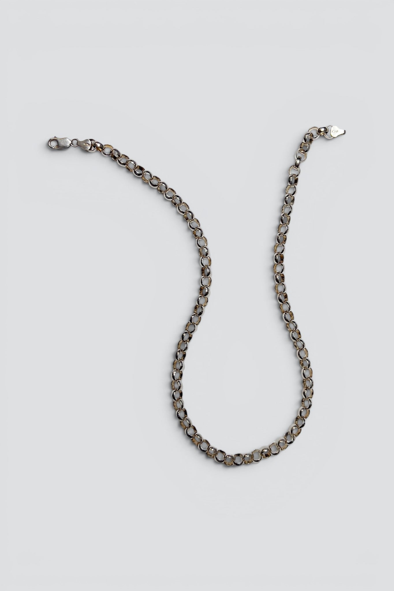 Sterling Silver Rolo Chain Necklace