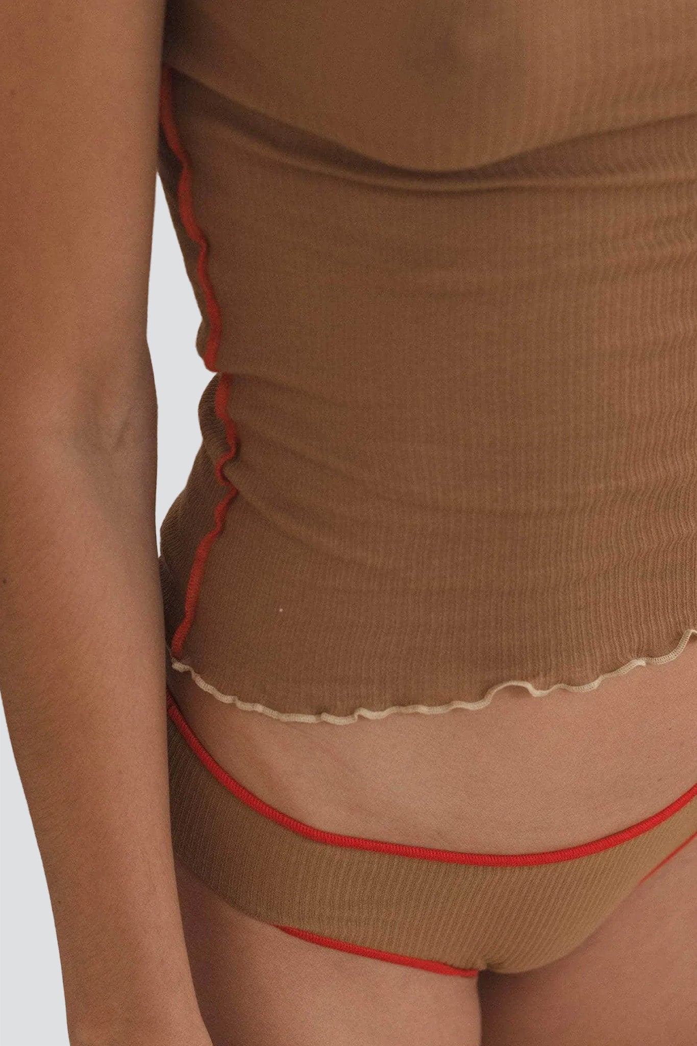 Alamillo Brown/Red Vein Tee Shirt