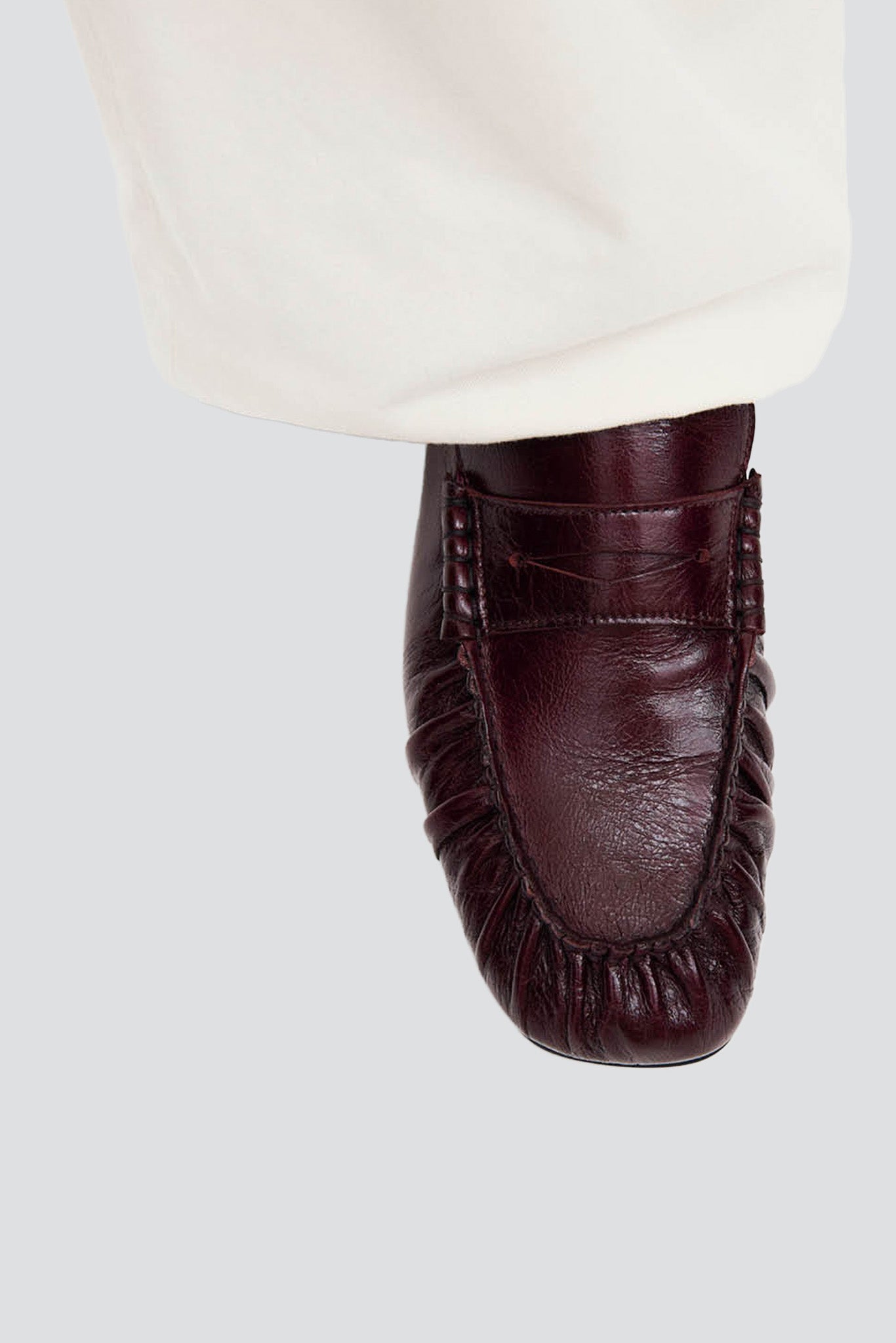 Rift Burgundy Aven Leather Loafers
