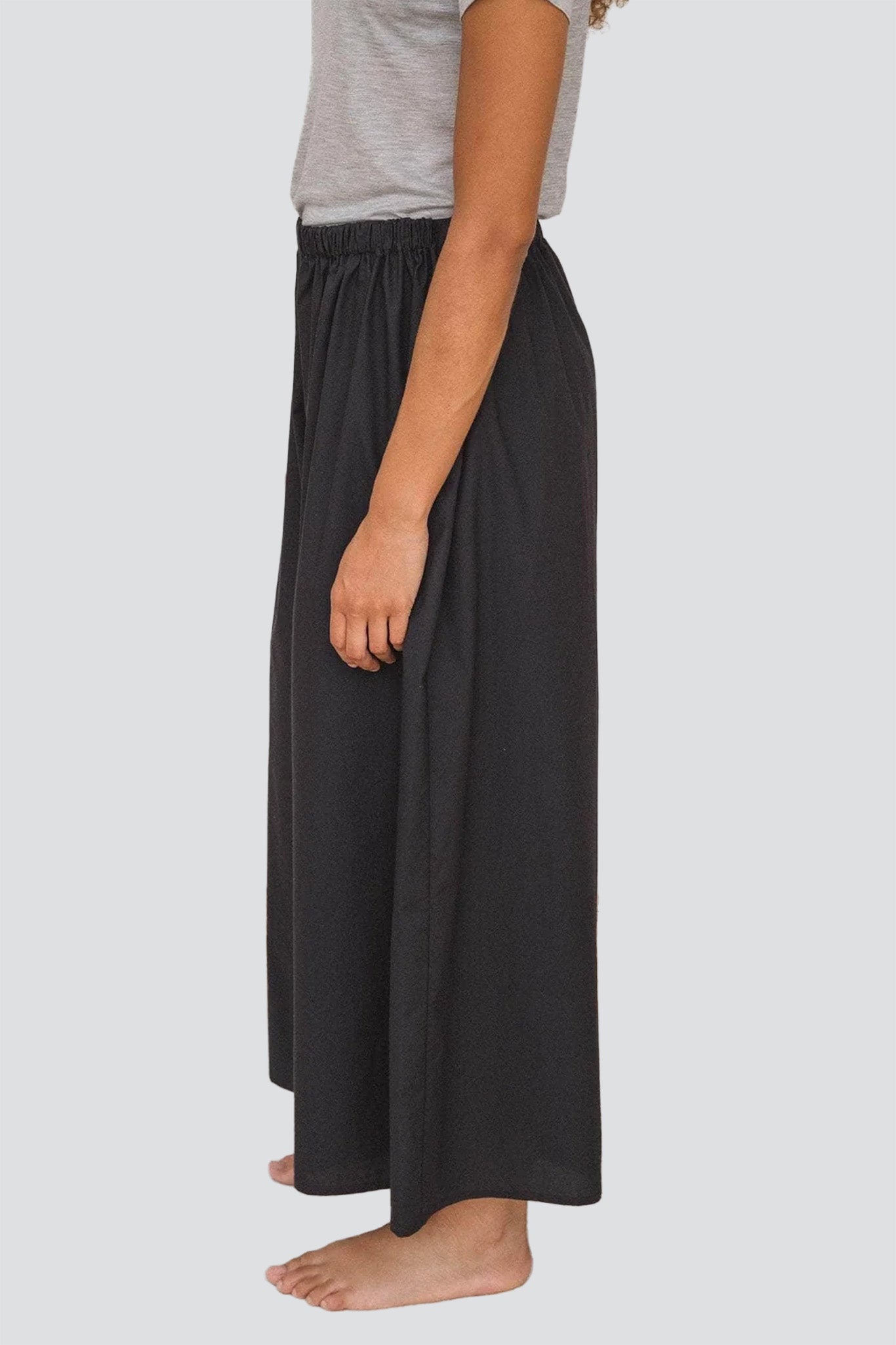 Black Cable Pants