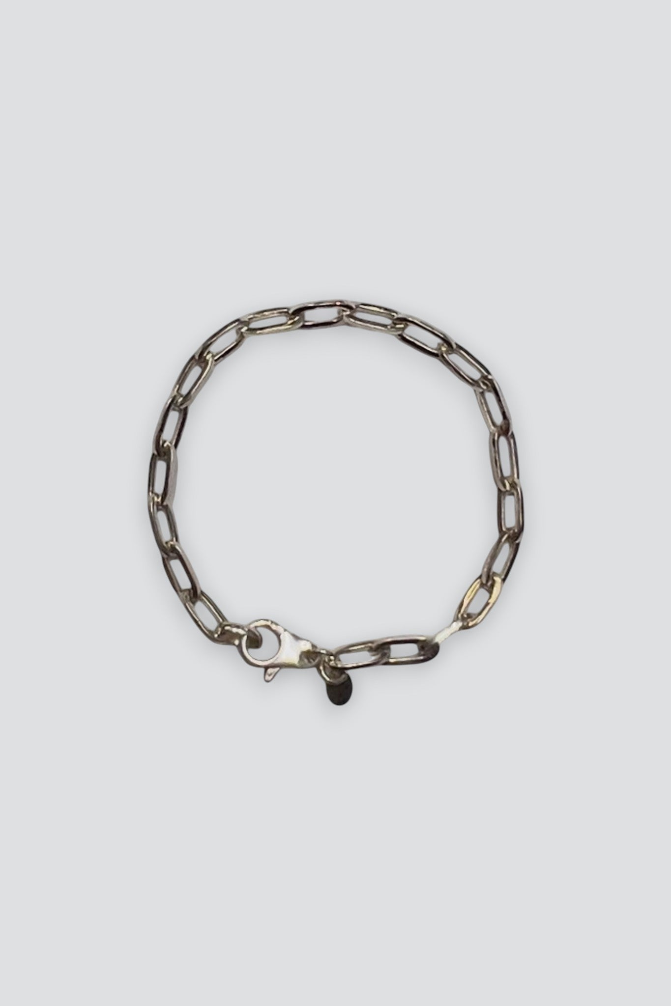 Sterling Silver Oval Link Chain Bracelet