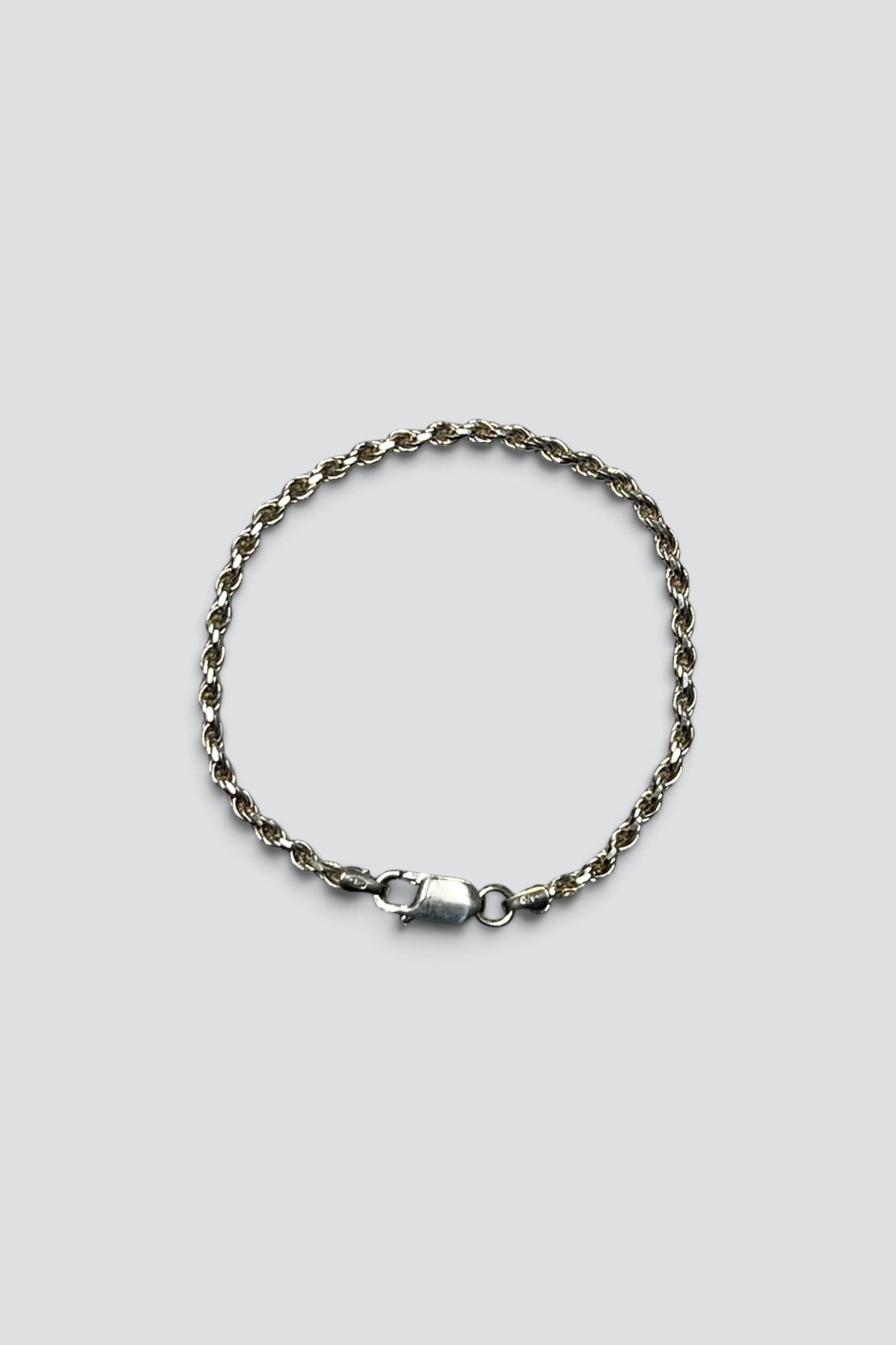 Bracelet Sterling Silver Twist Chain Bracelet