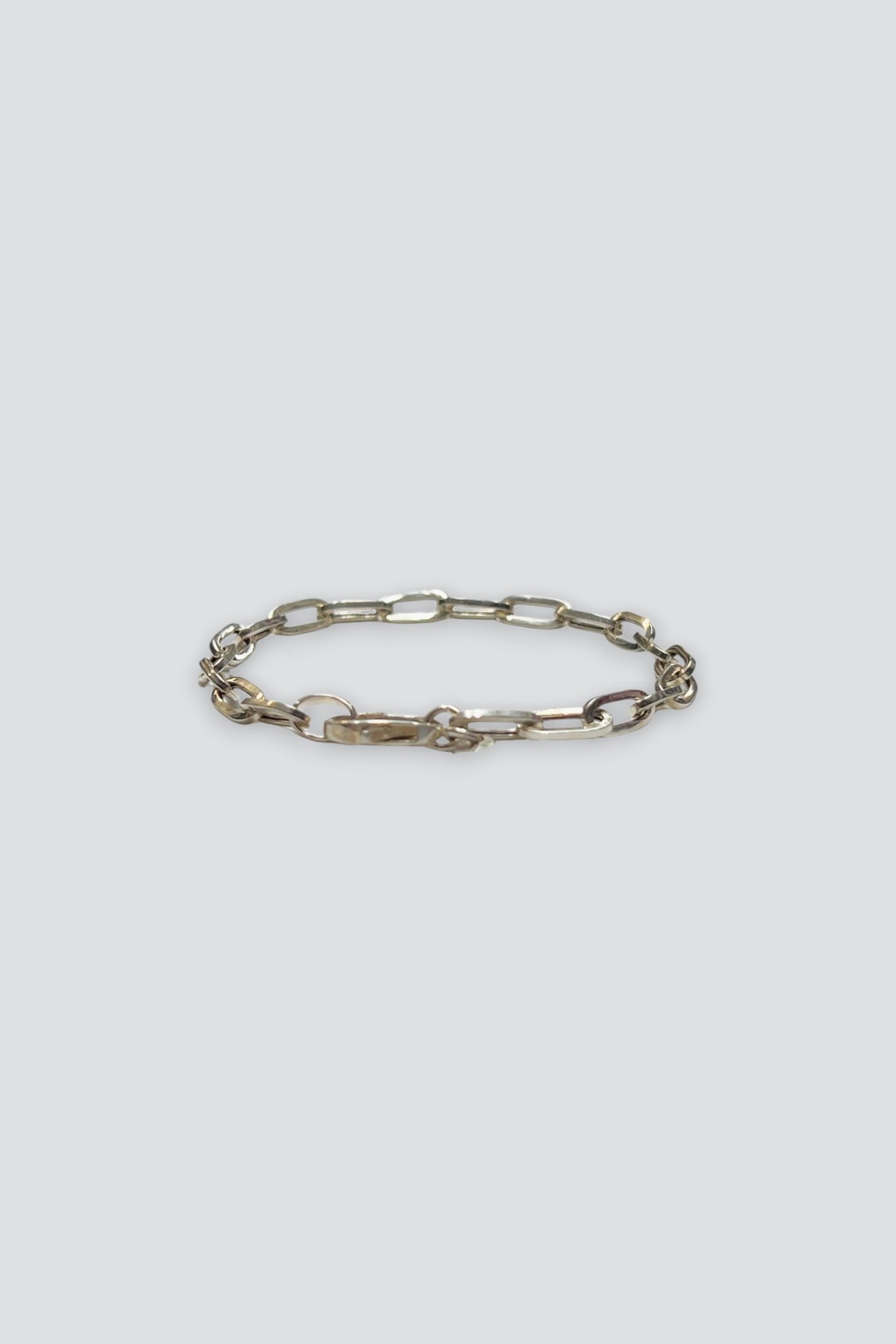 Sterling Silver Oval Link Chain Bracelet