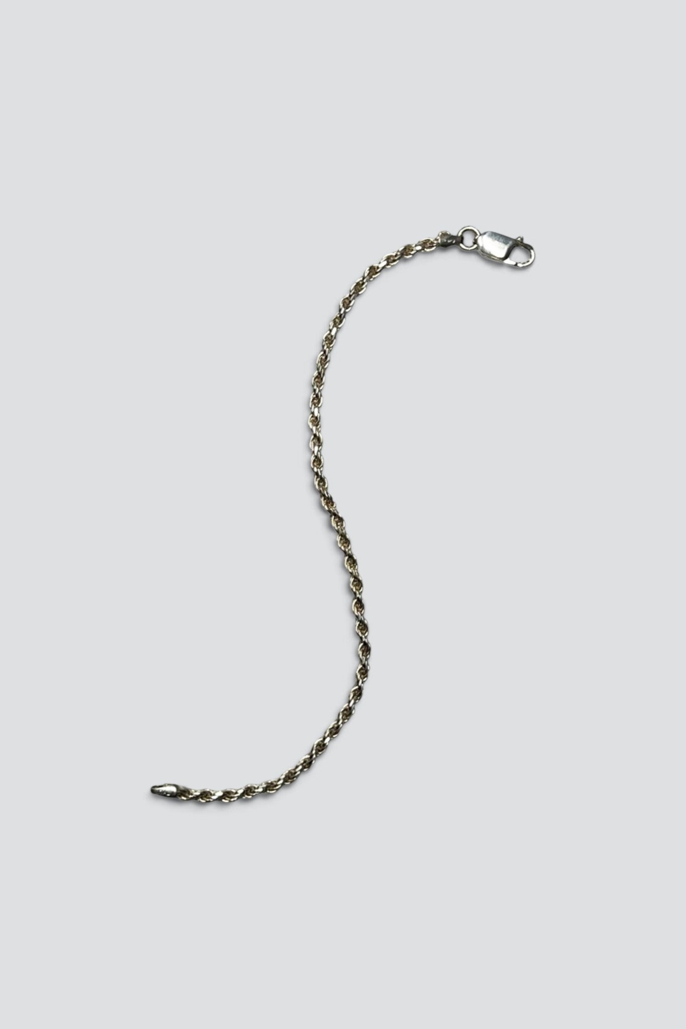 Bracelet Sterling Silver Twist Chain Bracelet