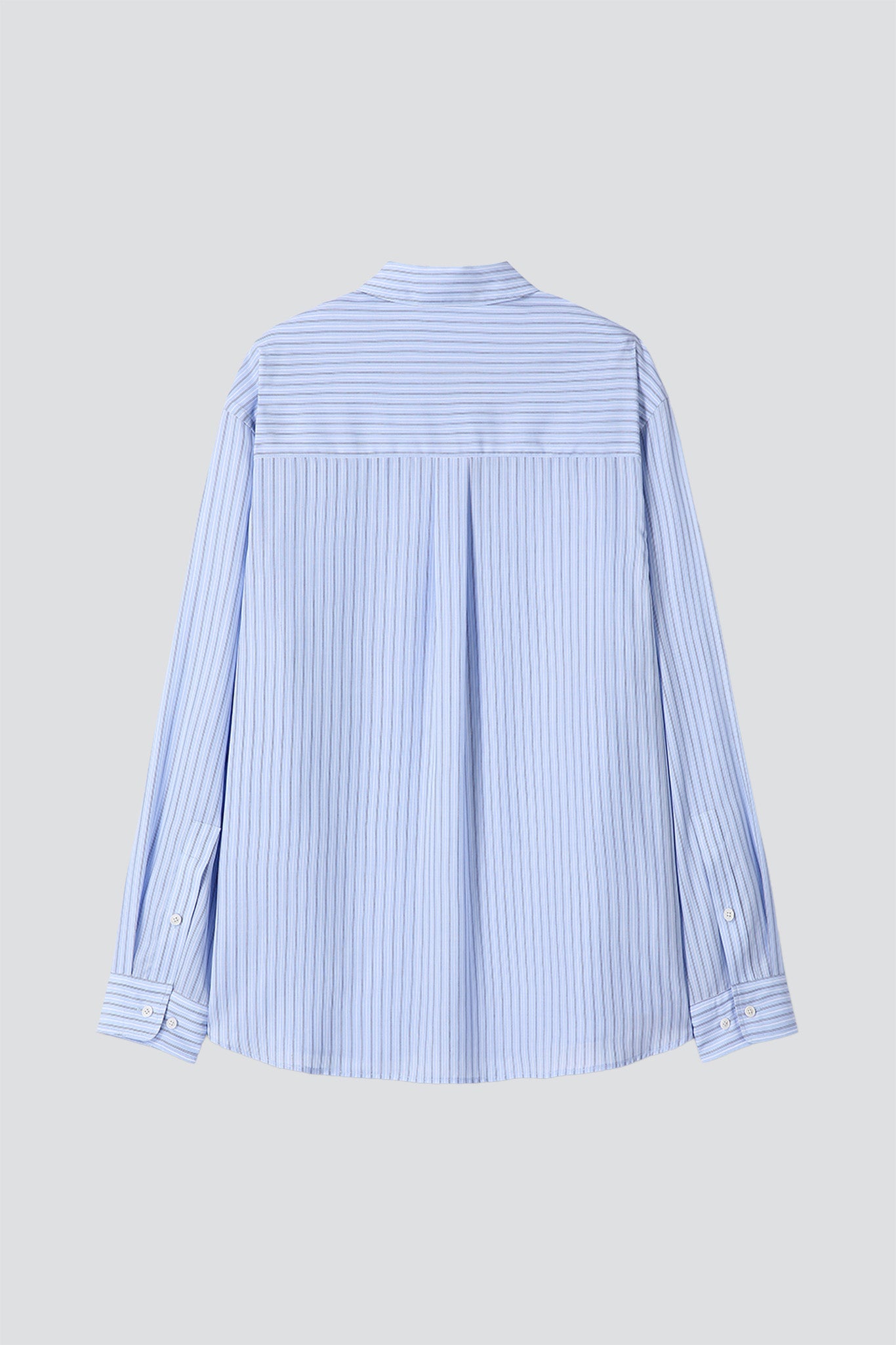 Skyblue Striped Lyocell Shirt