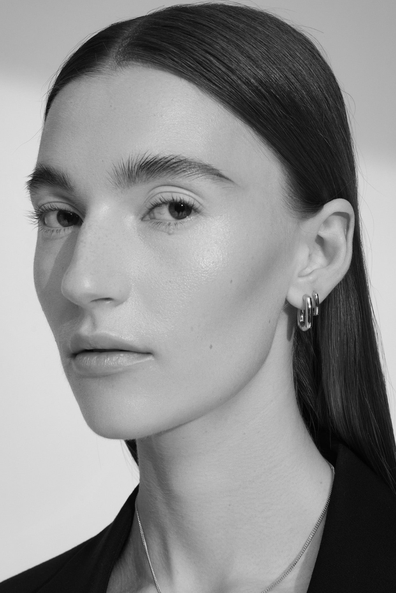 Gold Frame Hoops Small