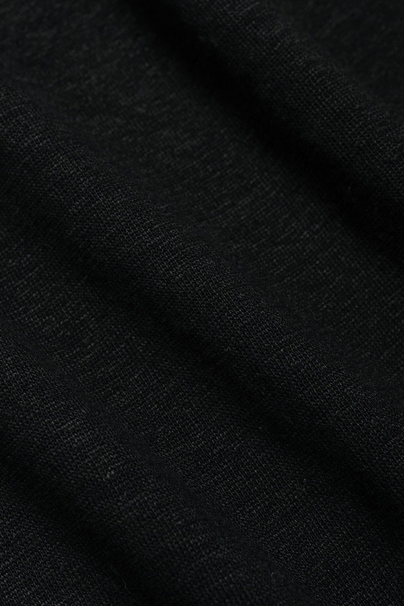 Black Normandy Linen Shirt