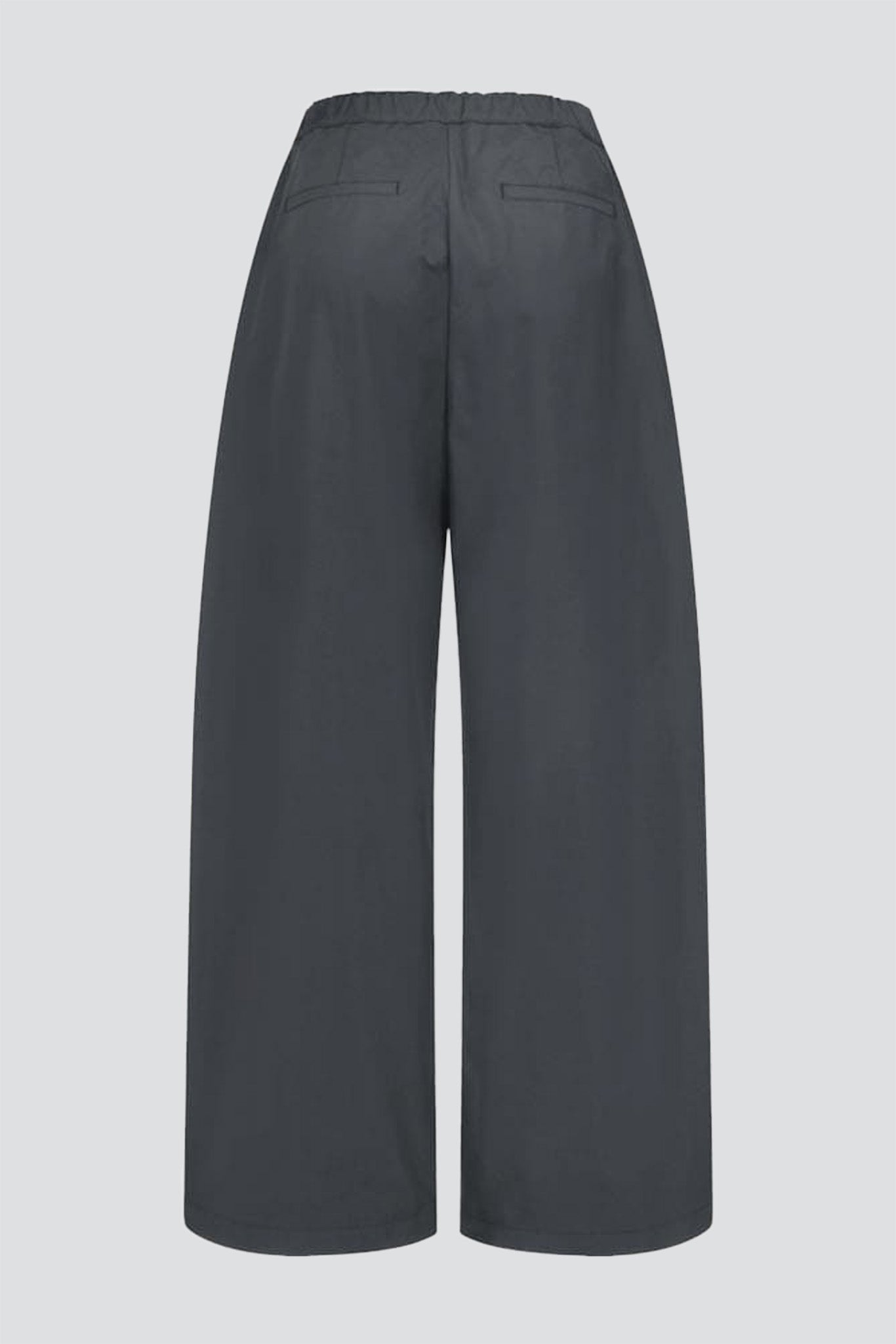 Charcoal Two Tuck Balloon Pants