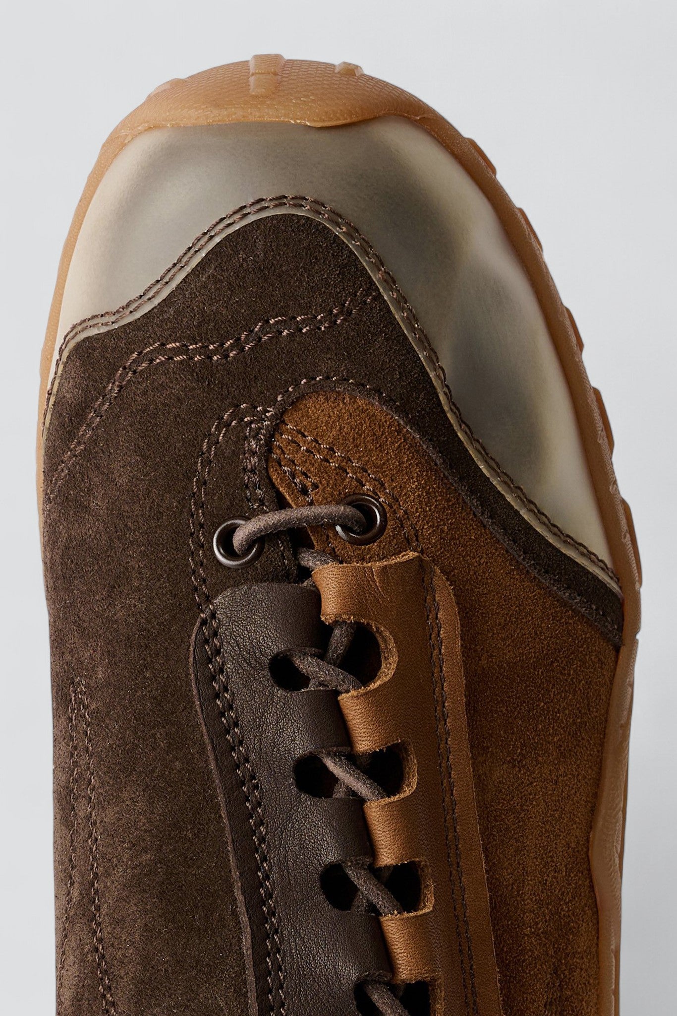 Bitter Cocoa Mowed Suede Gabe Sneaker