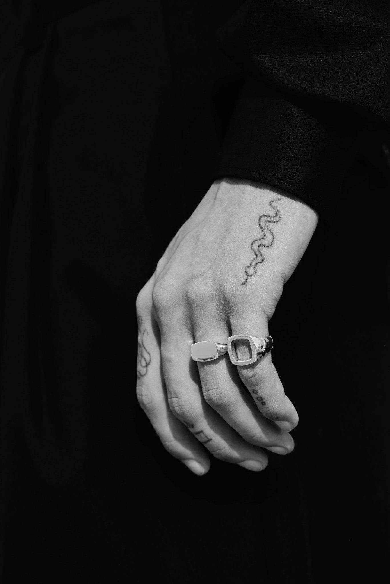 Silver Cushion Open Ring