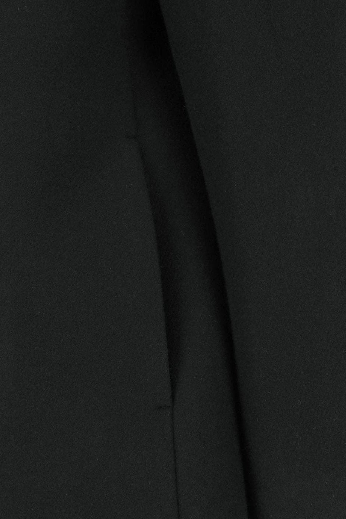 Black Hourglass Half Coat