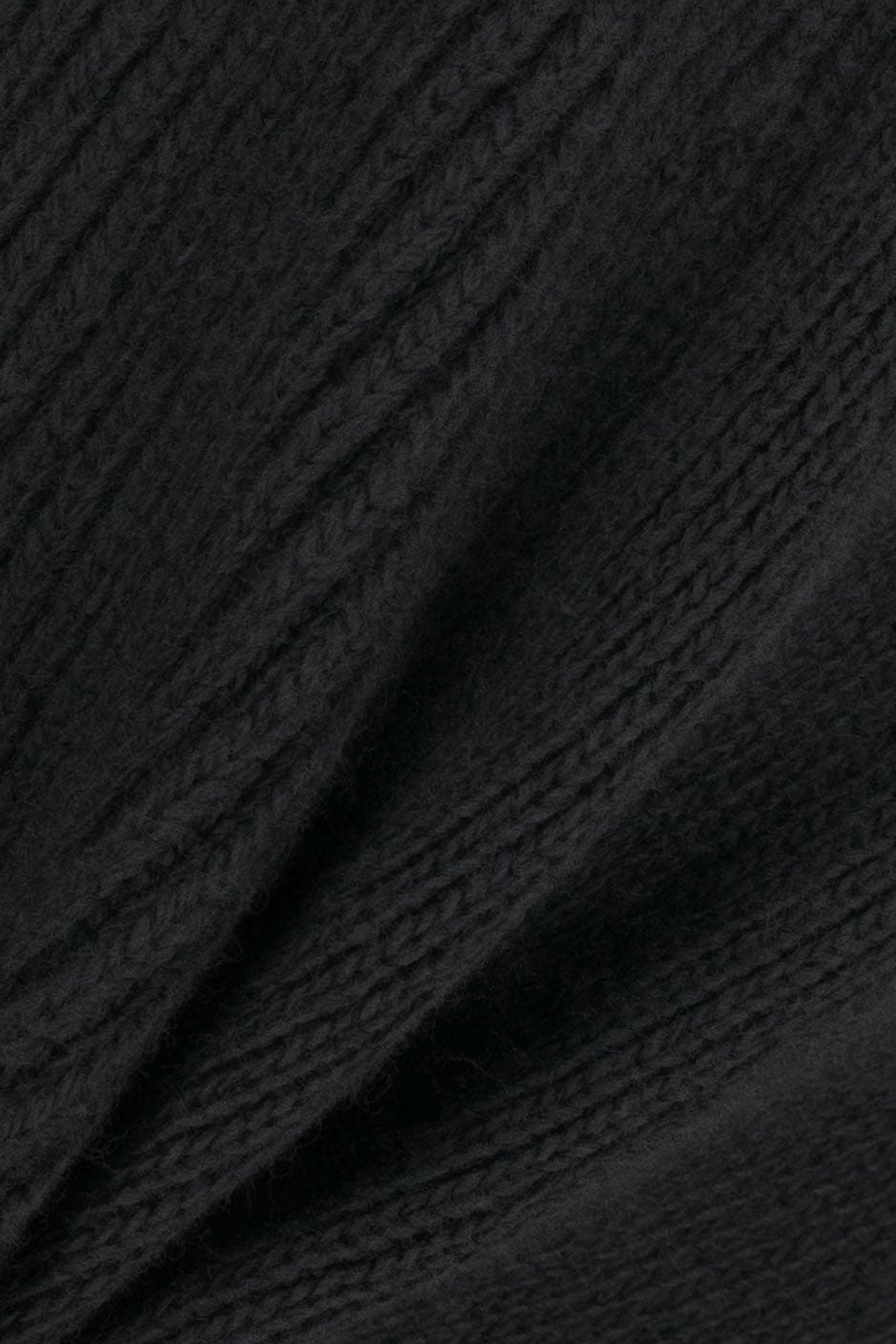 Black Cut Out Round Neck Cardigan