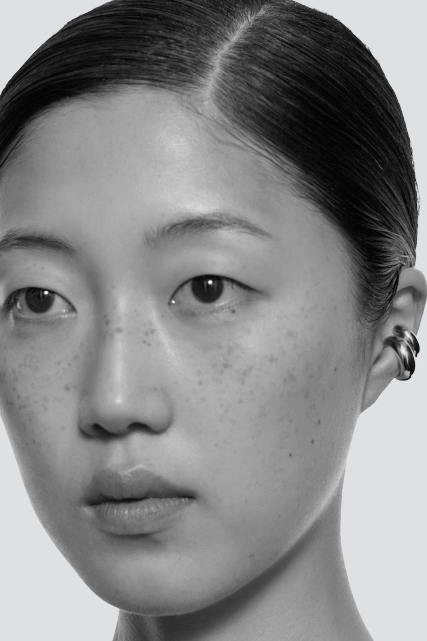 Silver Omotesando Ear Cuff