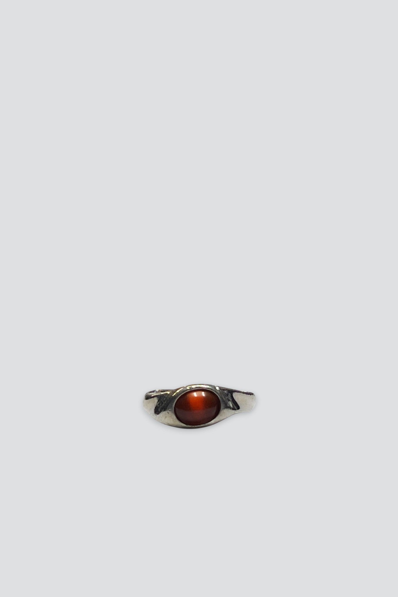 Sterling Silver Carnelian Gem Ring