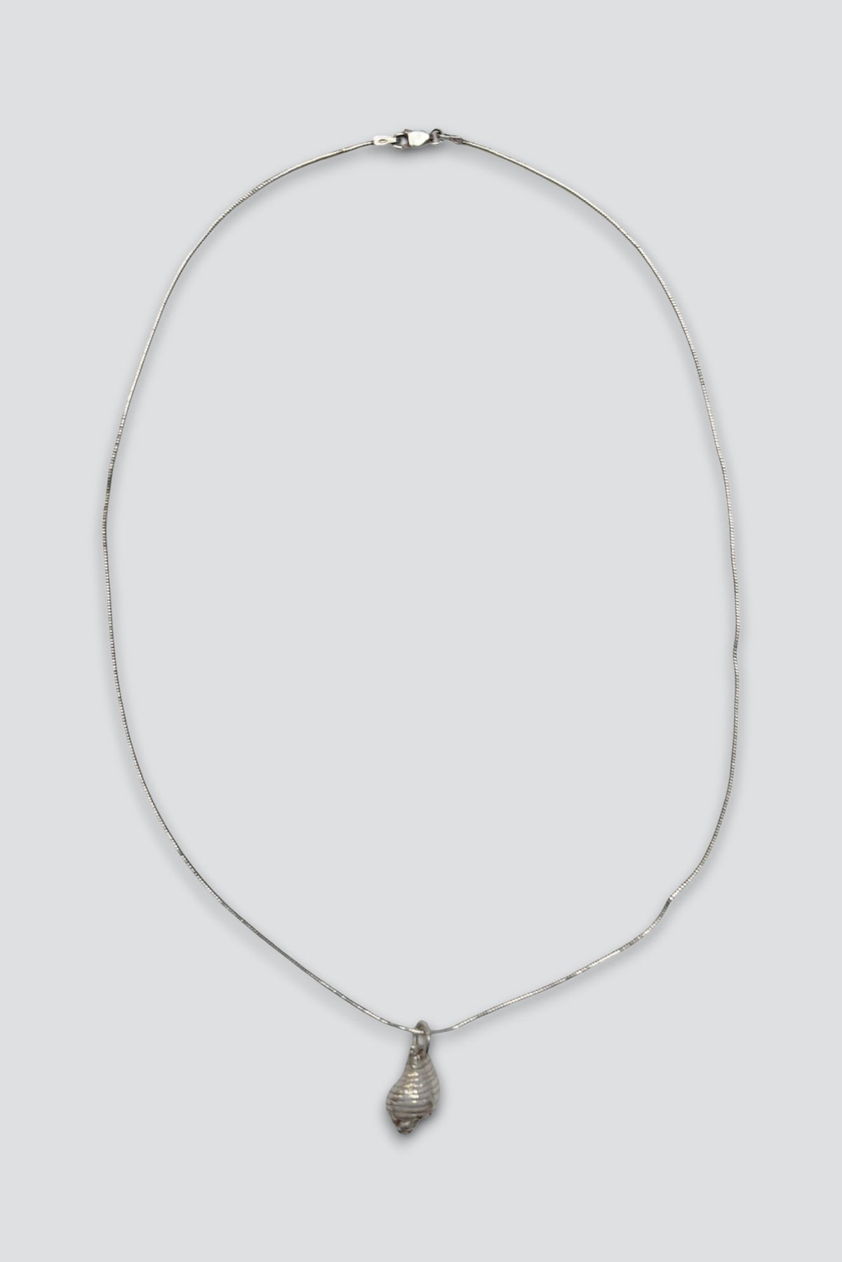 Sterling Silver Twisted Point Pendant Necklace