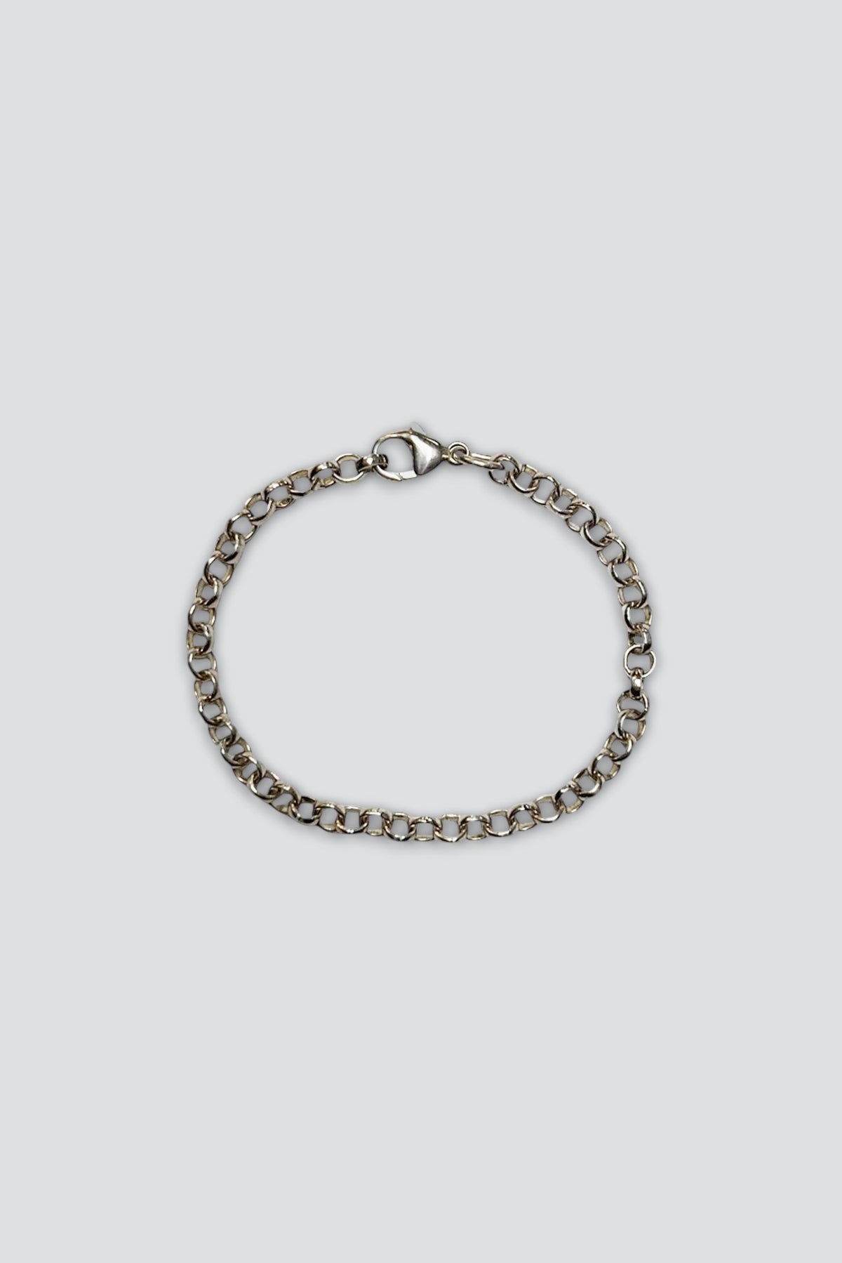 Sterling Silver Thin Rolo Chain Bracelet