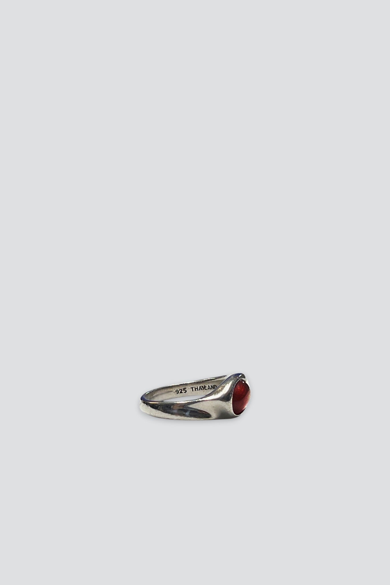 Sterling Silver Carnelian Gem Ring