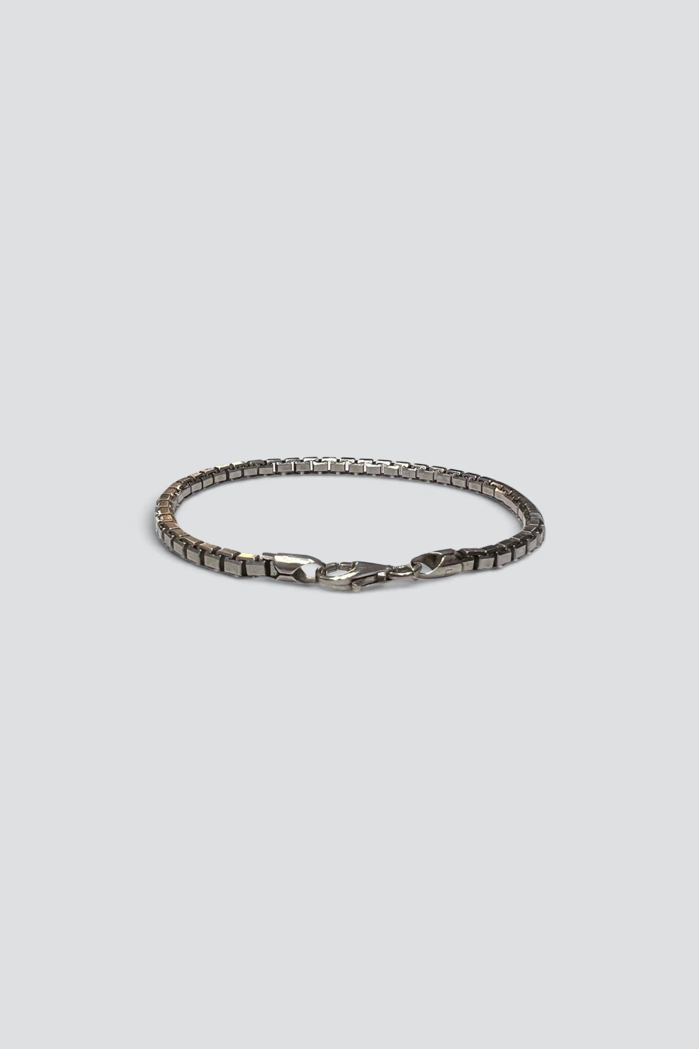 Sterling Silver Box Chain Bracelet