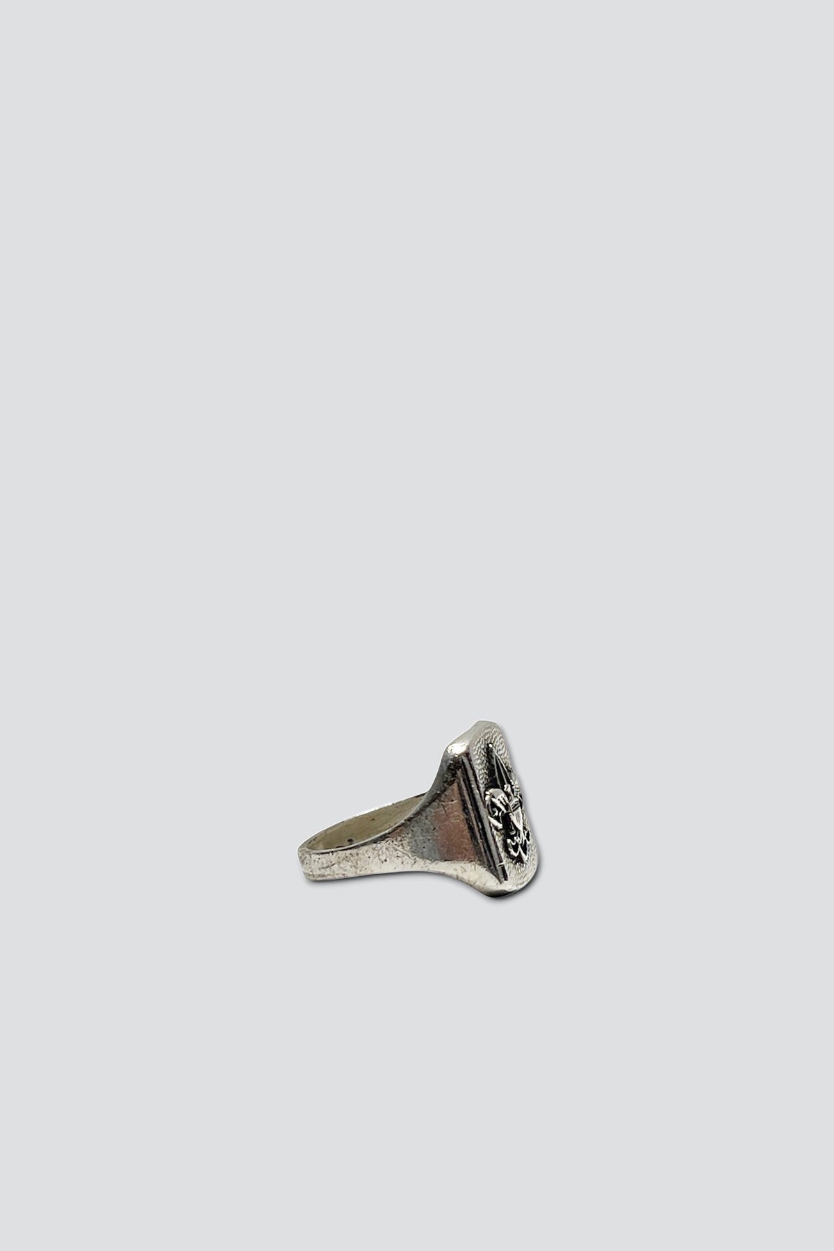 Sterling Silver Fluer Square Ring