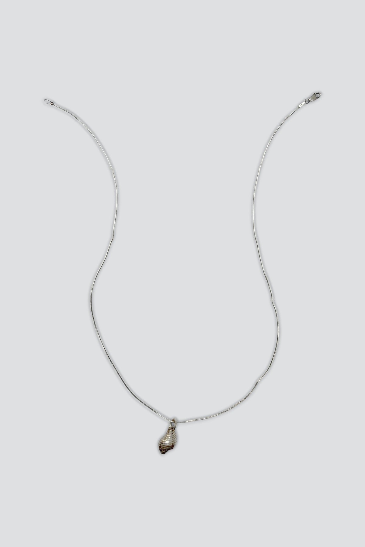 Sterling Silver Shell Pendant Necklace