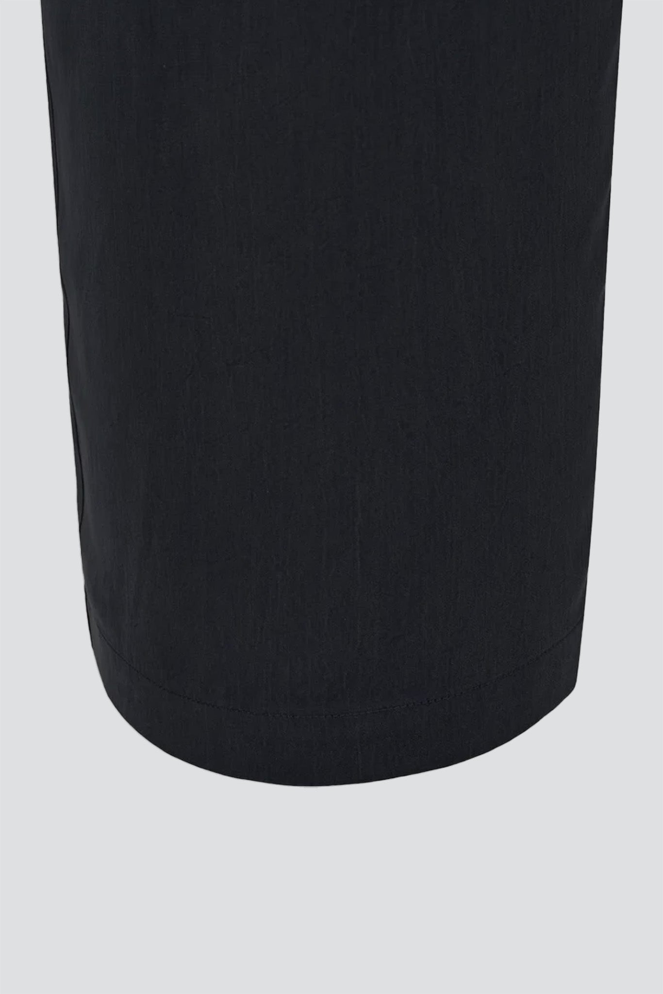 Black Two Tuck Cupro Wide Pant