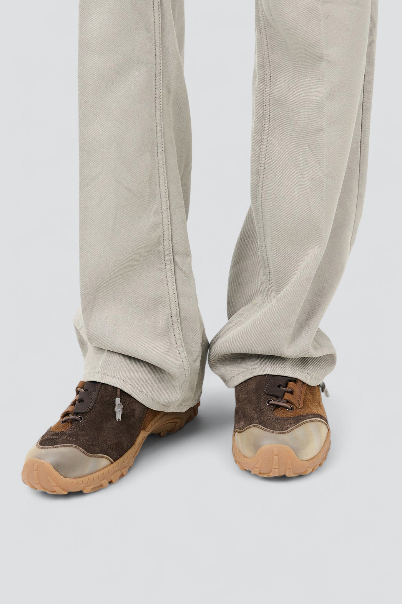 Bitter Cocoa Mowed Suede Gabe Sneaker