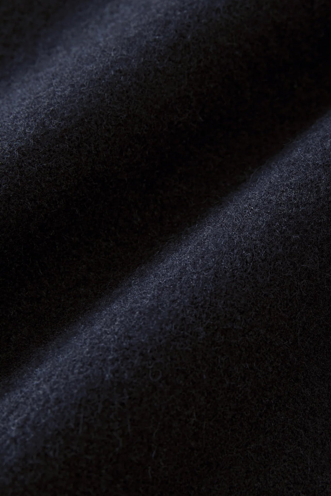 Dark Navy Cabo Raglan Wool Coat