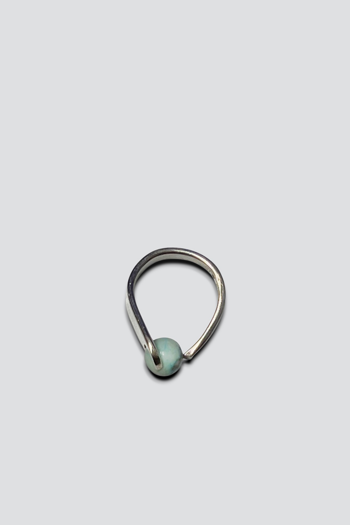 Sterling Silver Larimar Stone Ring