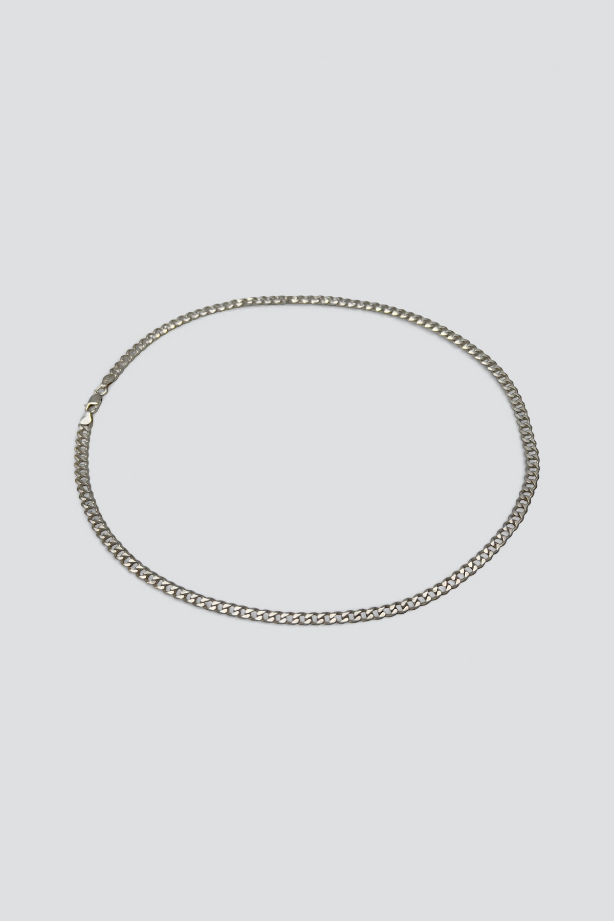 Sterling Silver Curb Chain Necklace