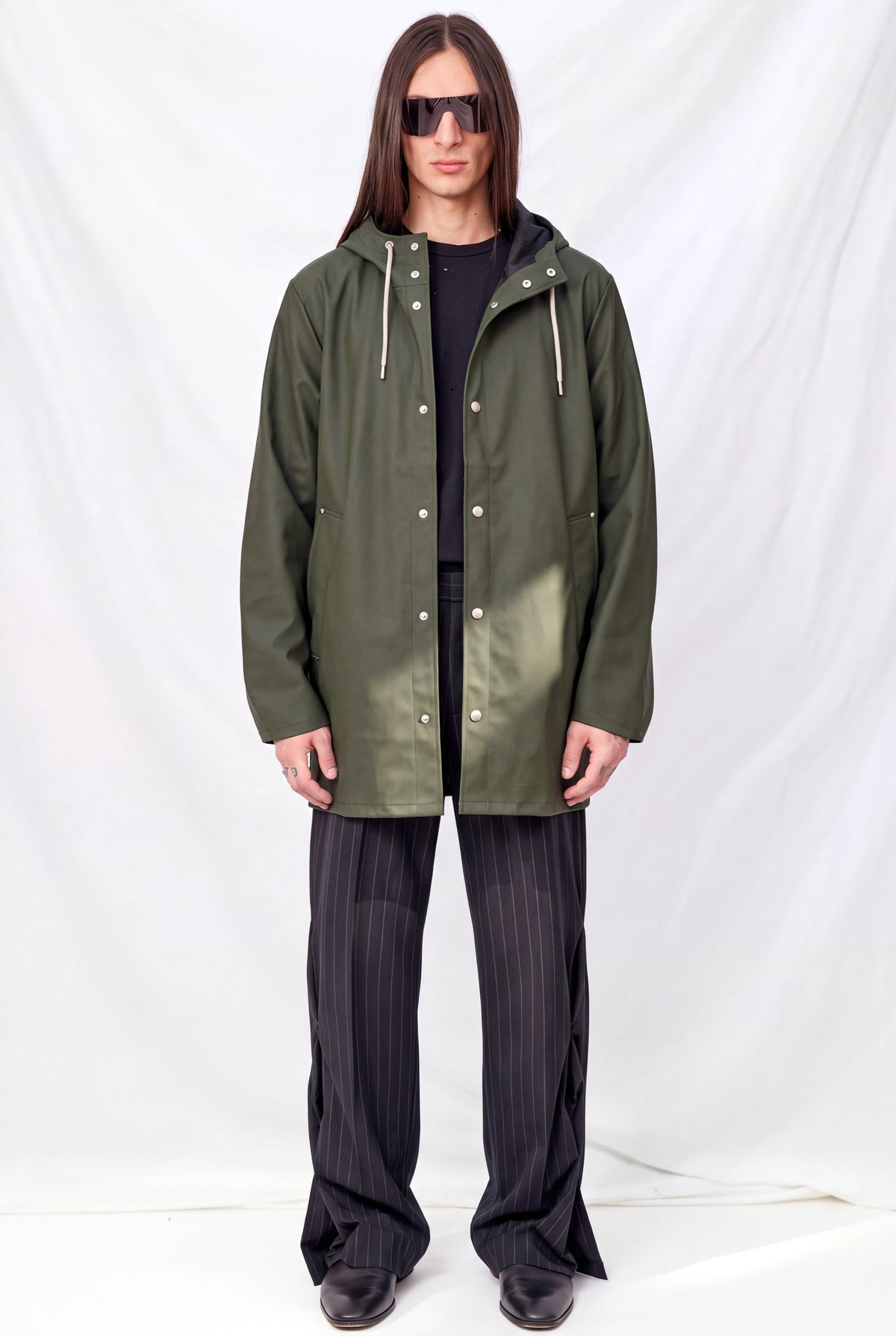 Green Stockholm Lightweight Raincoat
