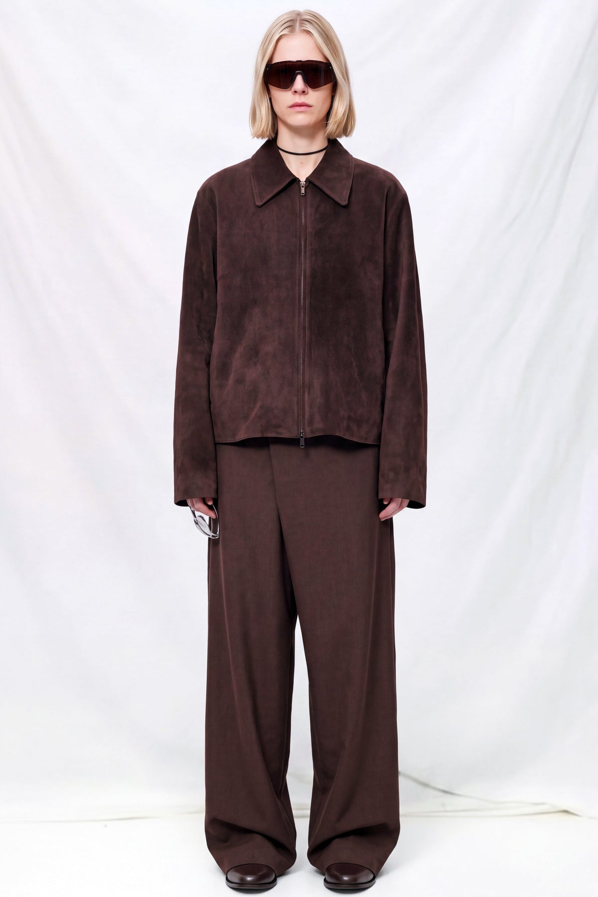 No.285 Brown Suede Pocket Jacket