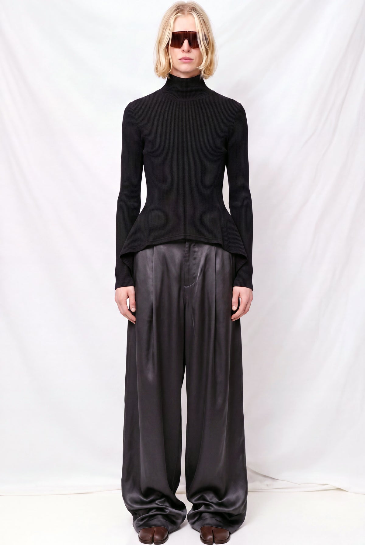 Black Pointy Turtleneck