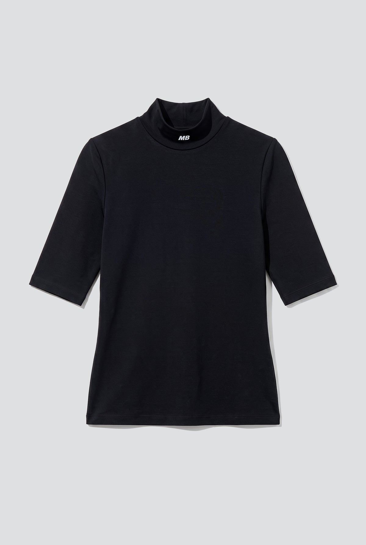 Black Baby Mock Neck