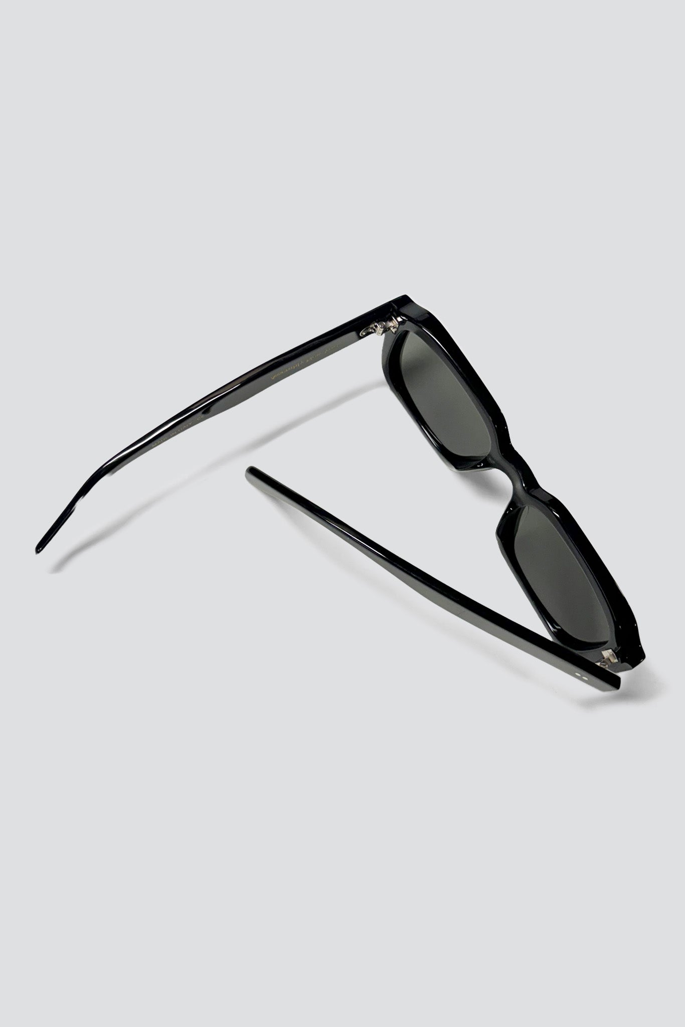 Acetate Odessa Sunglasses - Black