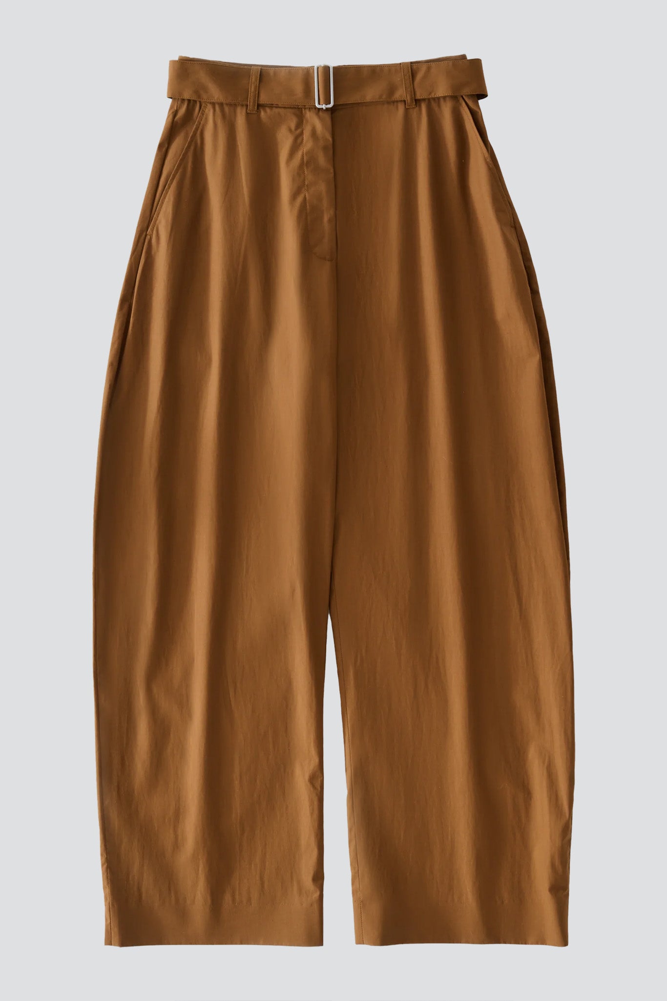 Almond Doring Belted Round Leg Pant