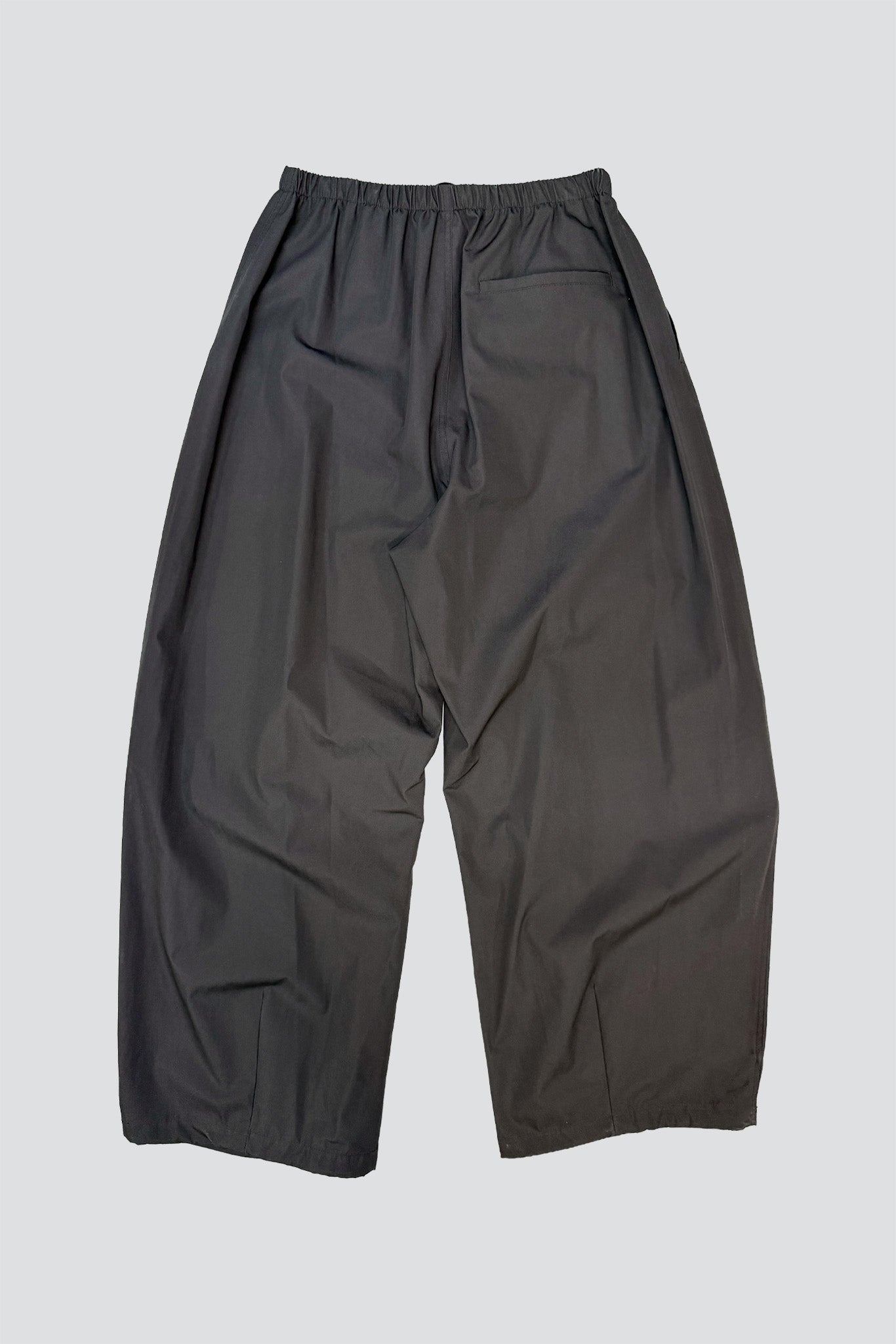 Charcoal Drawstring Wide Fatigue Pants