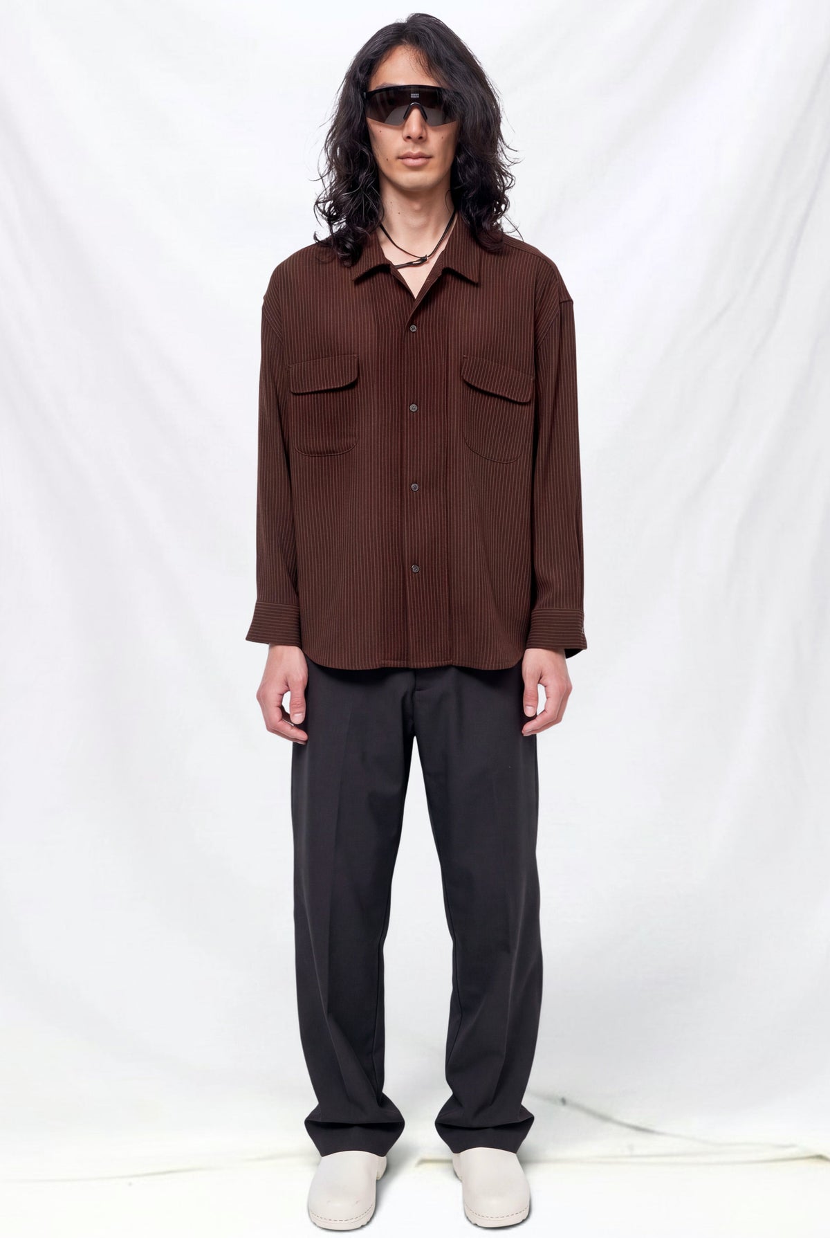 Black Suiting Curve Pant