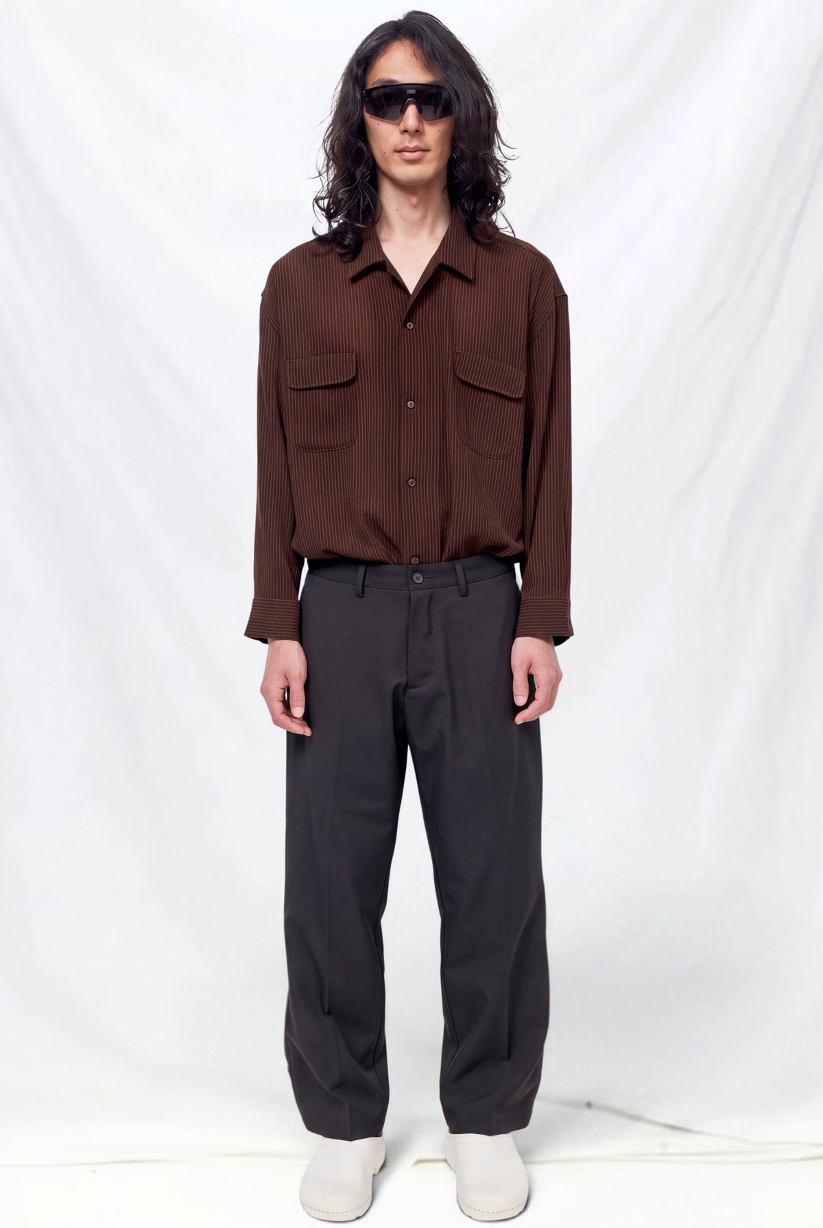 Black Suiting Curve Pant