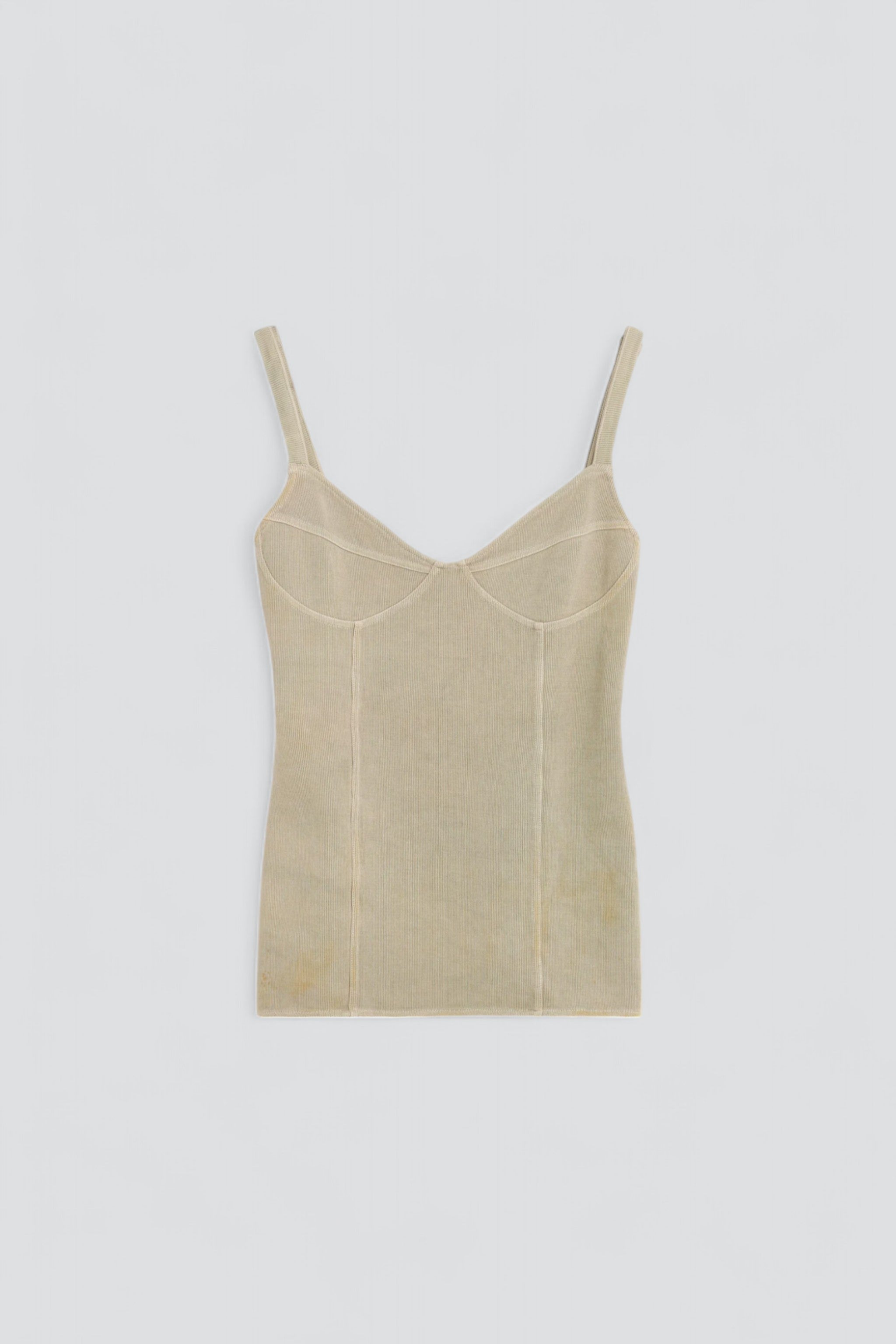 Attic Wash Athletic Rib Cami Tank