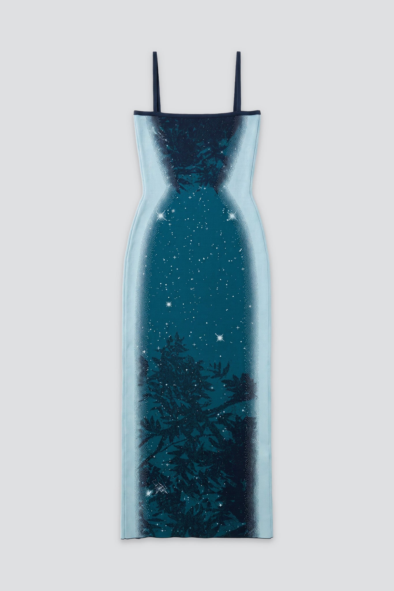 Avalon Teal Iris Maxi Tank Dress