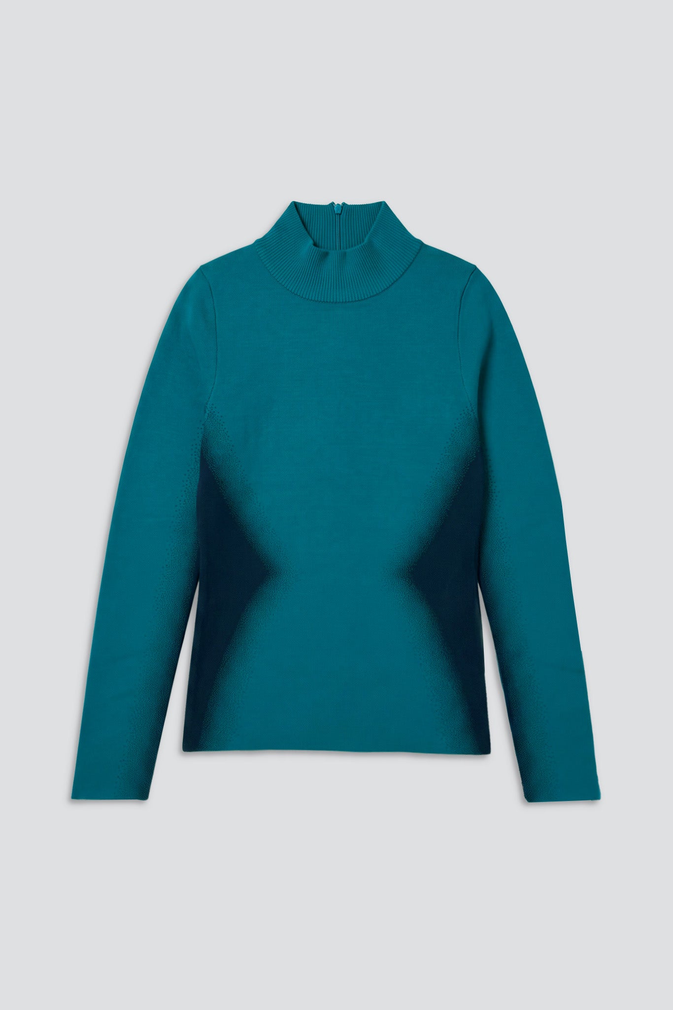 Avalon Teal Yuri Ecovero Turtleneck Top