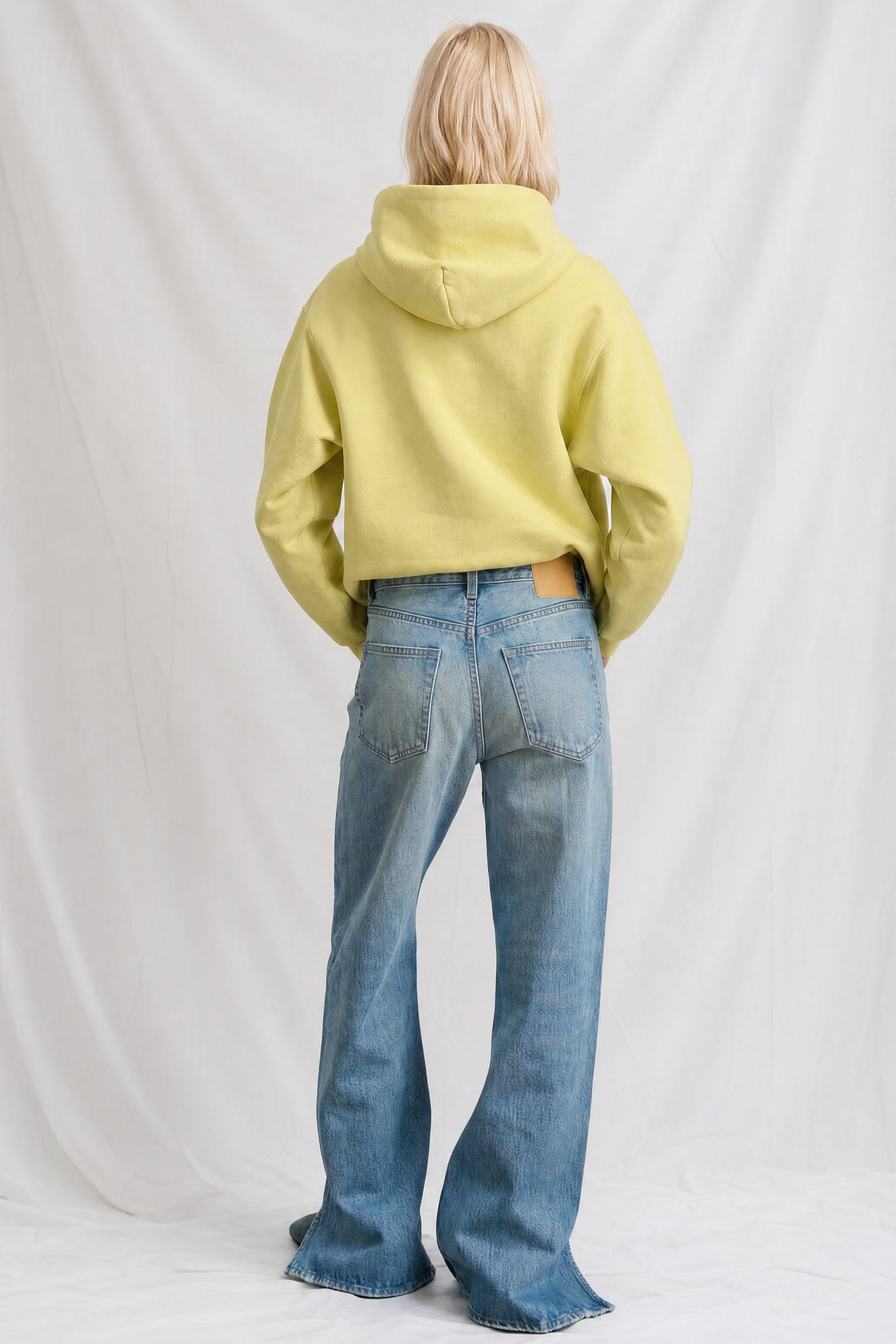 Shell Vintage Wash Charlot Split Hem Jean