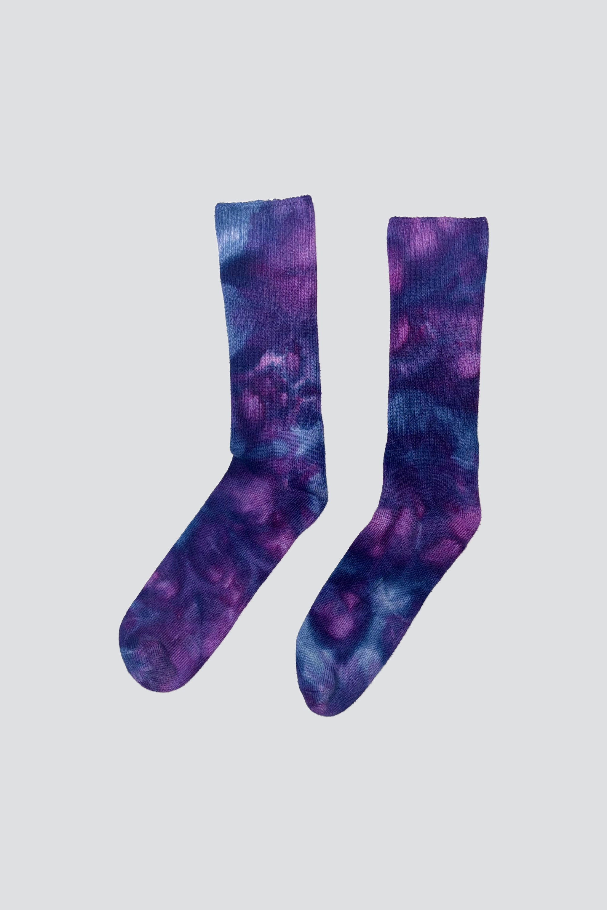 Bamboo Purple Acid Tie Dye Sock