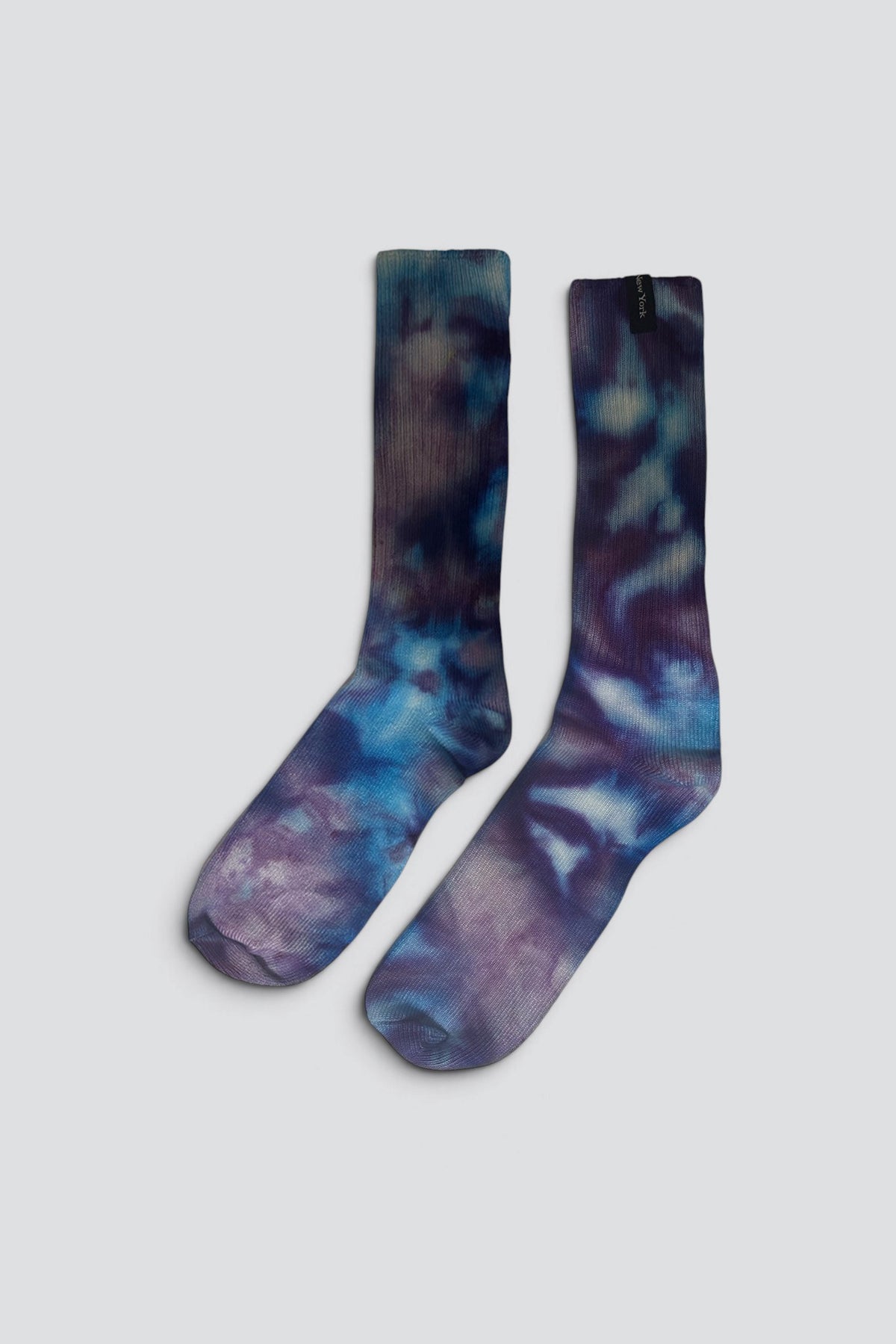 Bamboo Purple/Blue Tie Dye Sock