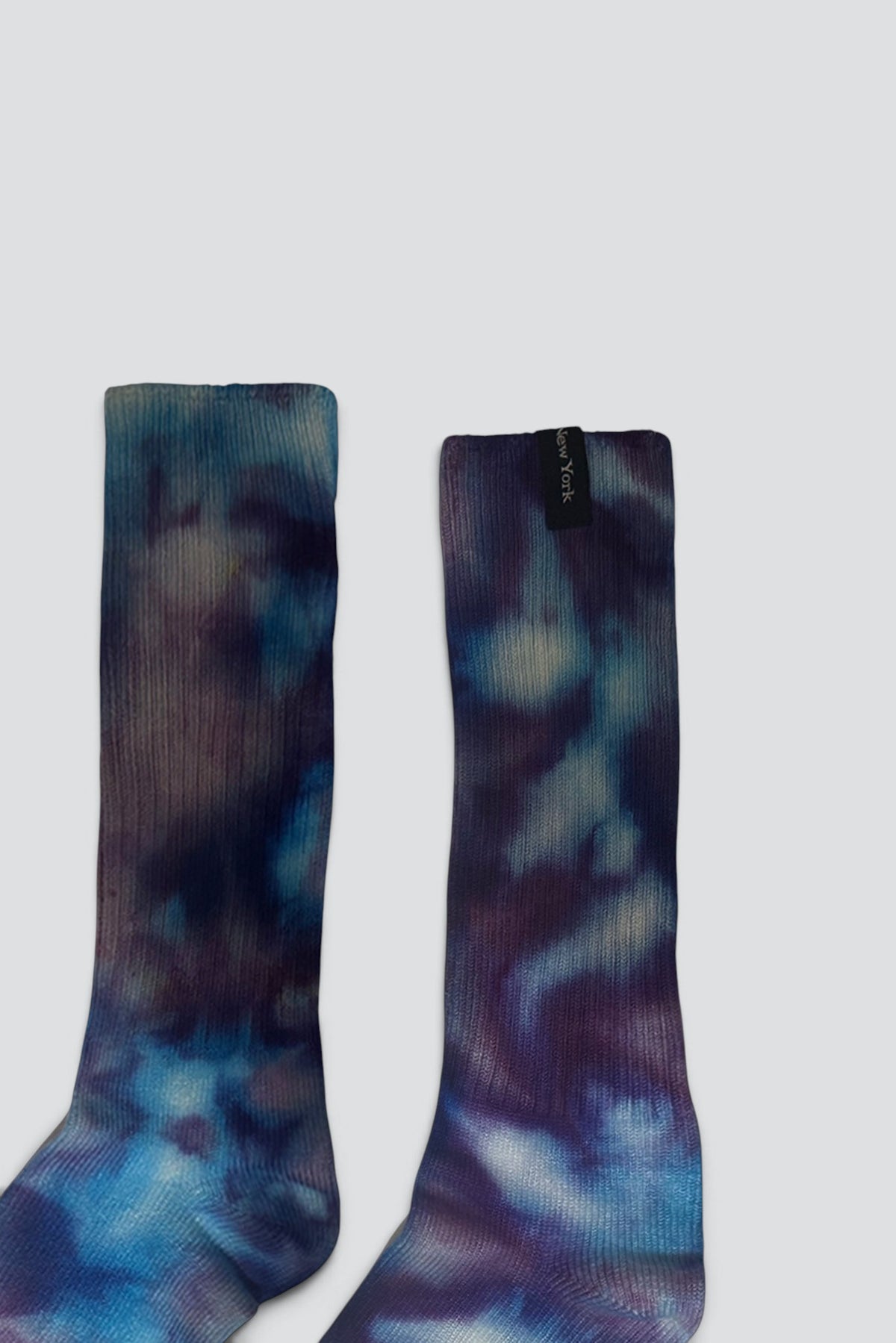 Bamboo Purple/Blue Tie Dye Sock