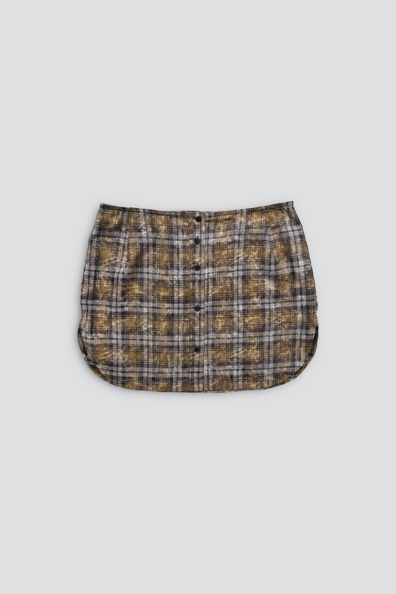 Bleach Plaid Tail Skirt