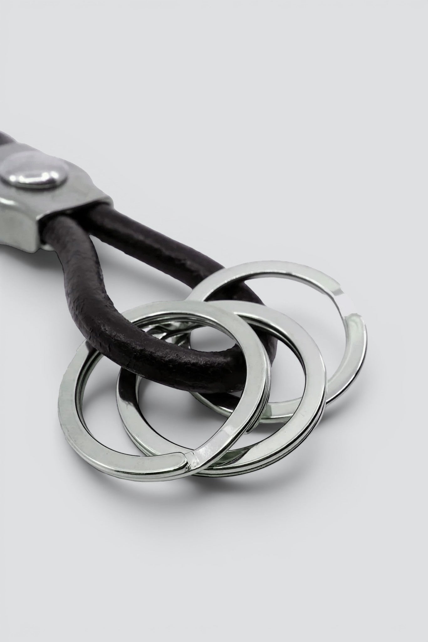 Black Pinched Keyring