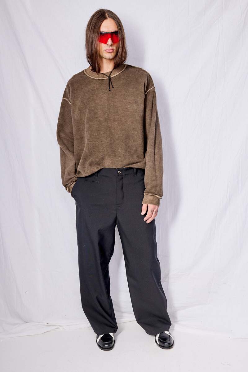 Black Suiting Full Pant