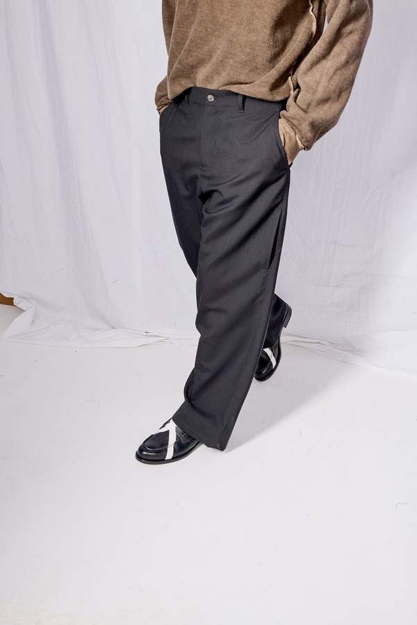 Black Suiting Full Pant